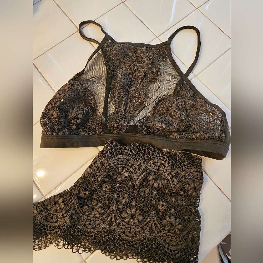 Dark green bralett